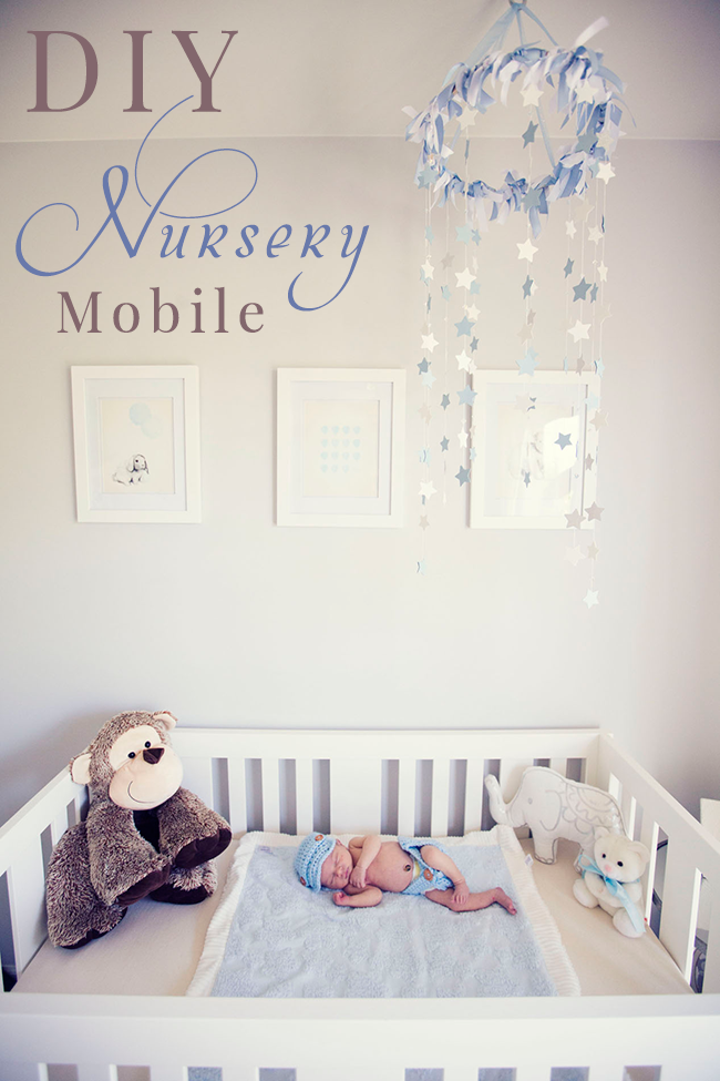 DIY nursery star mobile