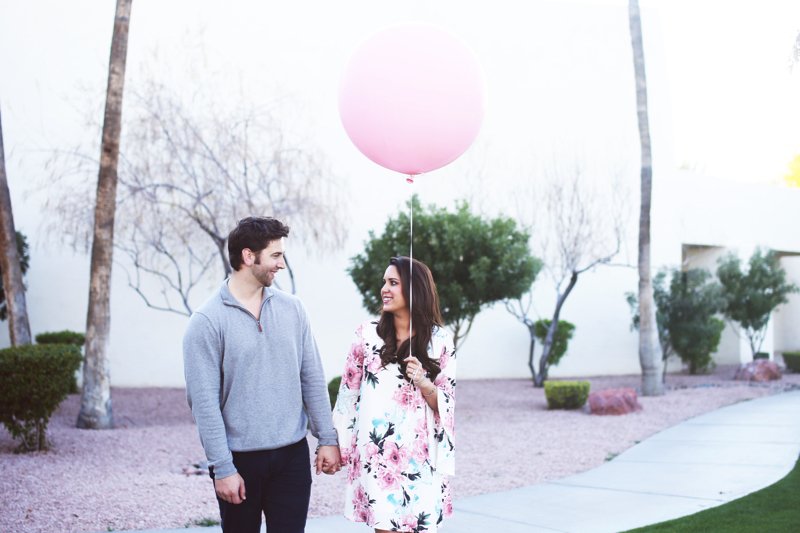baby girl announcement idea, click to see the rest of this gender reveal shoot1 