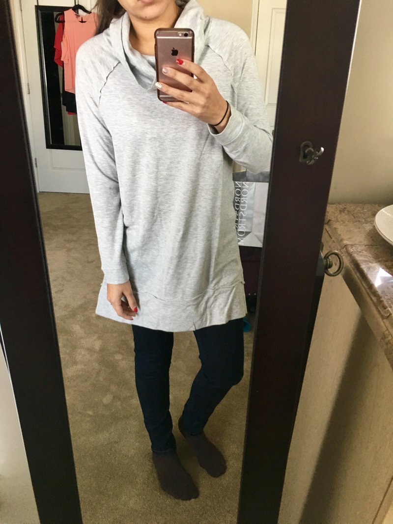 Cute comfy sweatshirt. Click to see the rest of my haul in this trunk from Trunk Club for women