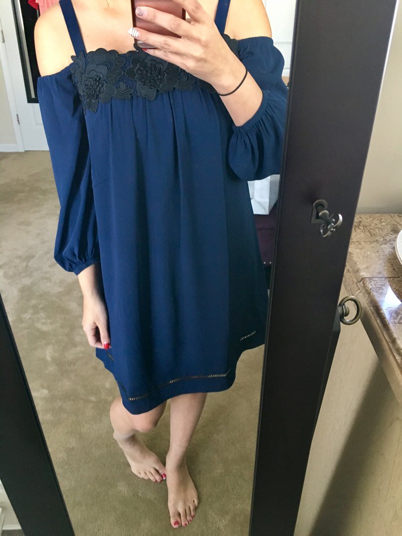 Trunk Club maternity, this Felicity & Coco dress is non-maternity but bump-friendly! Click to see the rest of this Trunk Club haul