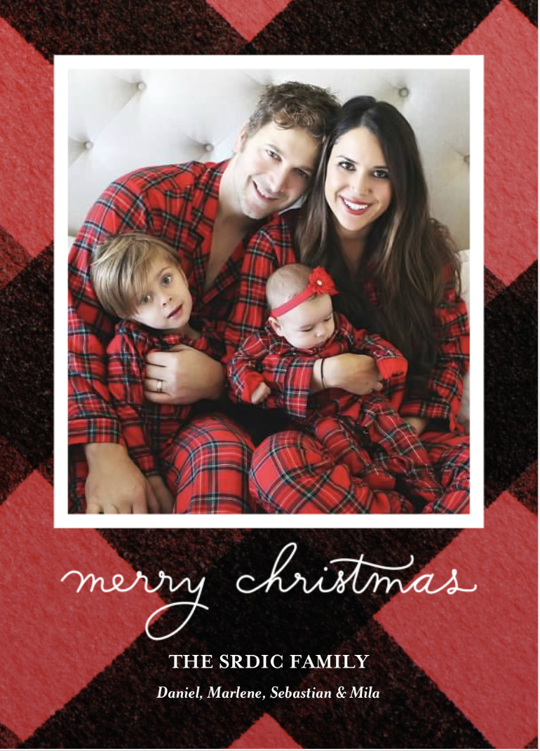 2017 holiday card Shutterfly