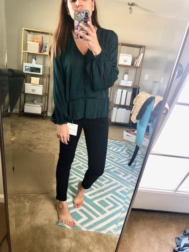 Trunk Club October Haul vince Camuto Top